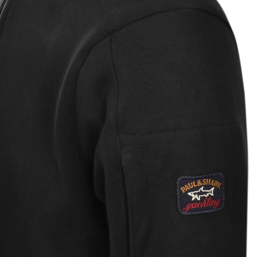 Alternative Image for ProductPaul And Shark Half Zip Sweatshirt Black3